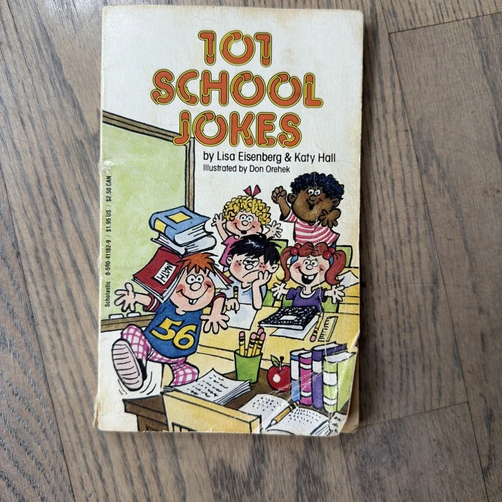 101 School Jokes by Katy Hall Vintage Scholastic Book PB